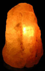 Himalayan Salt Crystal Lamp - Negative Ion Generator - Two Sizes - SAVE USD USD USD Light