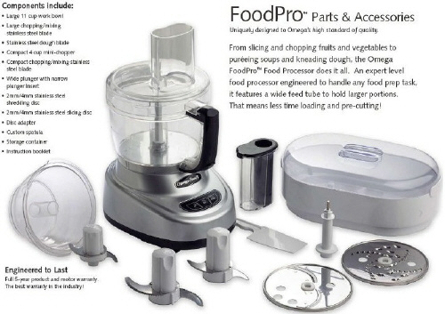 Food Pro Food Processor 11 cup Parts and Accessories