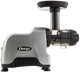 the Omega CNC80S Compact Travel Juicer with 15 year warranty