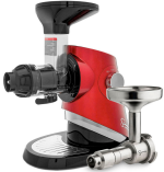 Sana 727 Red Juicer with Oil Attachment